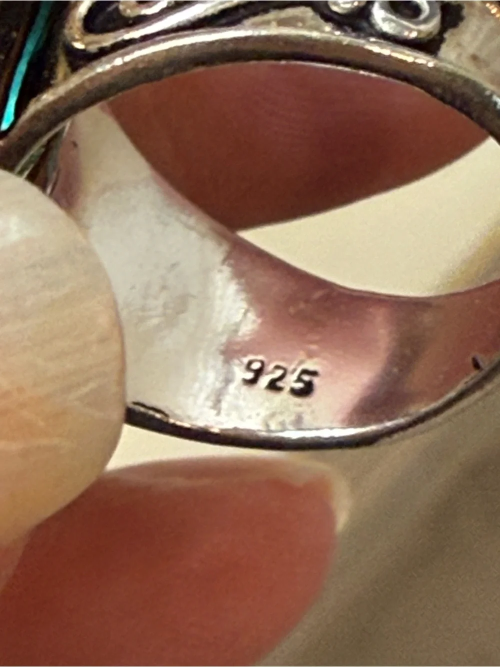 Sterling Silver 925 Big Statement Ring Size 7.25 15.17 Grams Faceted Topaz